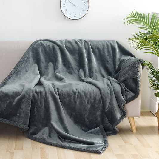Manta impermeable de franela de terciopelo de algodón cómodo