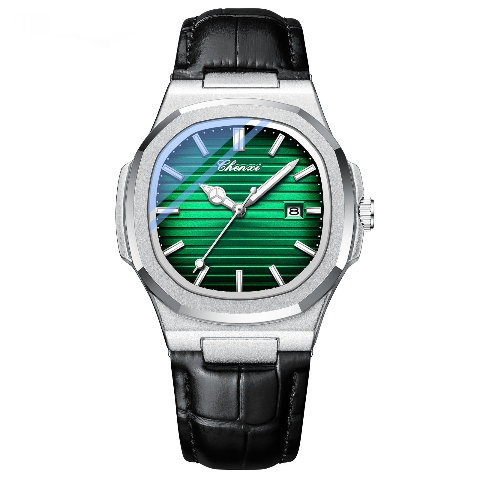 Chenxi Montre Acier Couple Lumineuse Étanche Simple Tendance