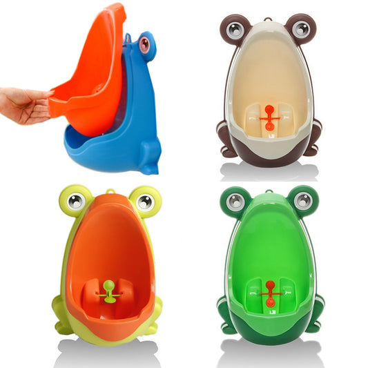 Orinal para niños con forma de rana ergonómico