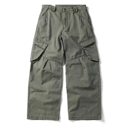 Multi pocket straight leg pants and long pants by eprolo