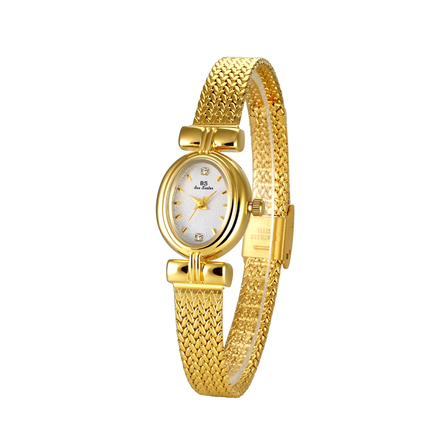 Montre en argent de petite taille au tempérament de luxe léger, style bijoux mi-anciens