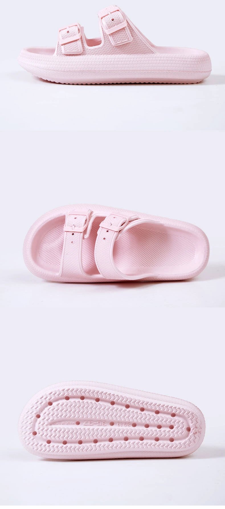 Thick soled slippers Summer home bathroom anti slip and fecal feeling Soft soled couple EVA slippers Male by eprolo