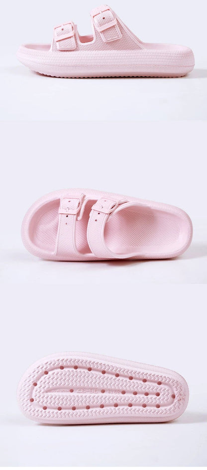 Thick soled slippers Summer home bathroom anti slip and fecal feeling Soft soled couple EVA slippers Male by eprolo