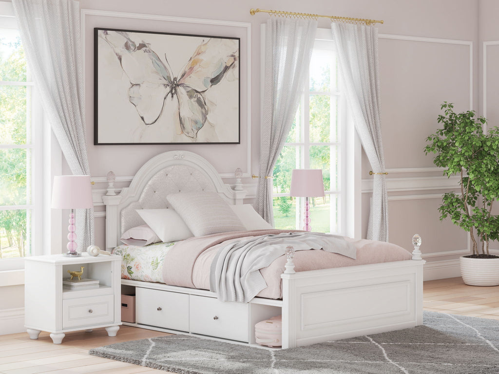 Kozlani - Upholstered Panel Storage Bed-1