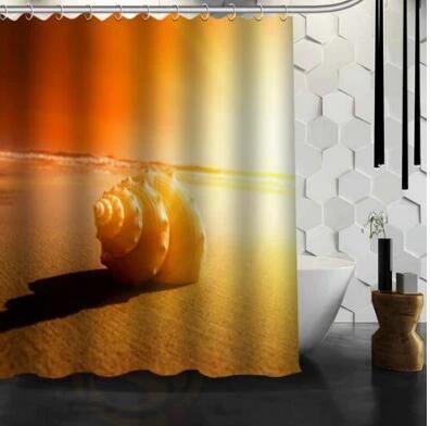 Waterproof Shower Curtain Bathroom Curtain Beach Spa Shower Curtain by eprolo