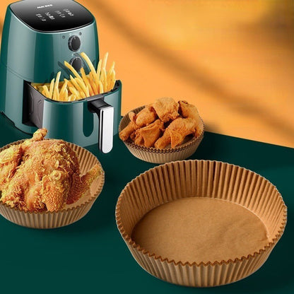 Freidora de aire, papel desechable para alimentos, forro de papel, freidora, cocinas, a prueba de aceite, plato de barbacoa, vaporizador, accesorios para hornear