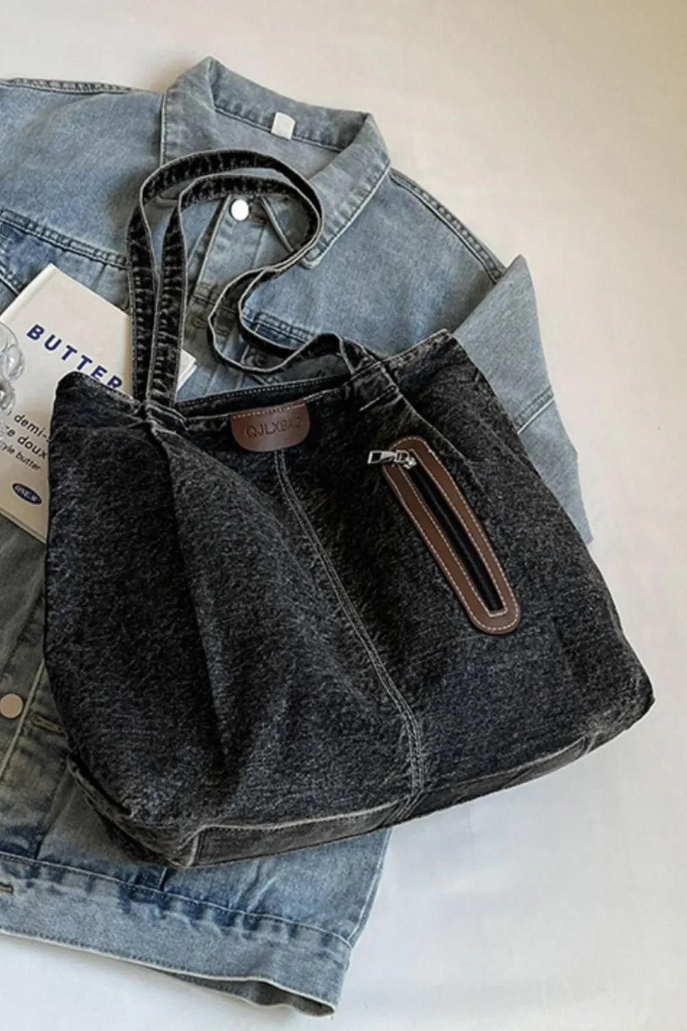 Bolso de mezclilla mediano