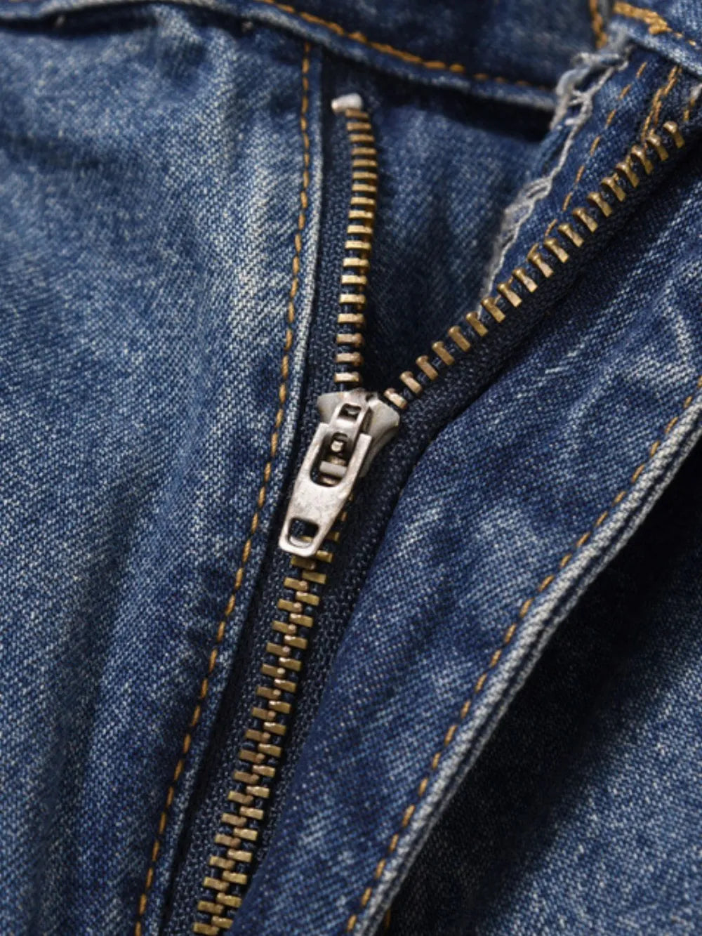 Bermudas de mezclilla lavada para hombre