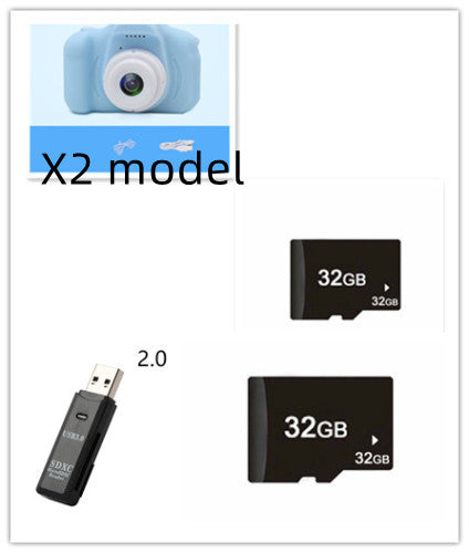 Cámara Digital X2 HD Mini de Dibujos Animados para Niños