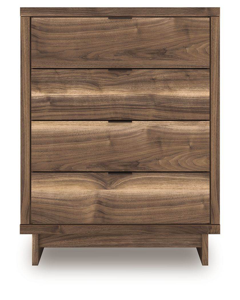 Signature Design by Ashley Chirason Brown Four Drawer Chest Modern Vintage Style Accent Furniture-2