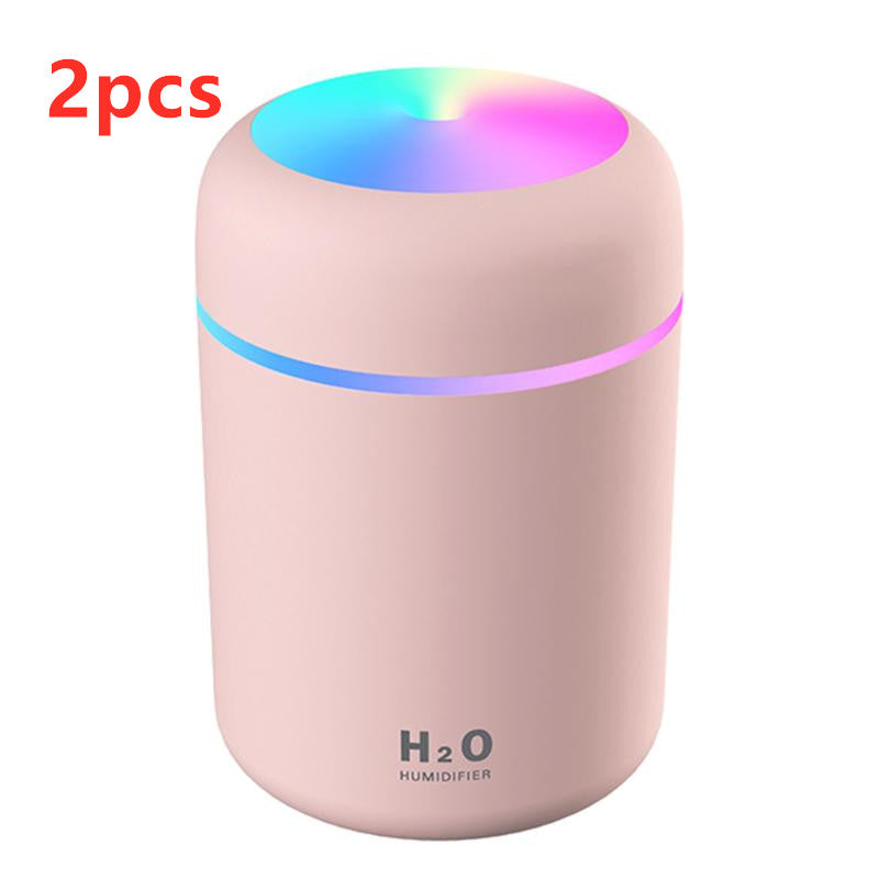 Atomizador de escritorio USB doméstico, mini, silencioso, para dormitorio, gran volumen de niebla