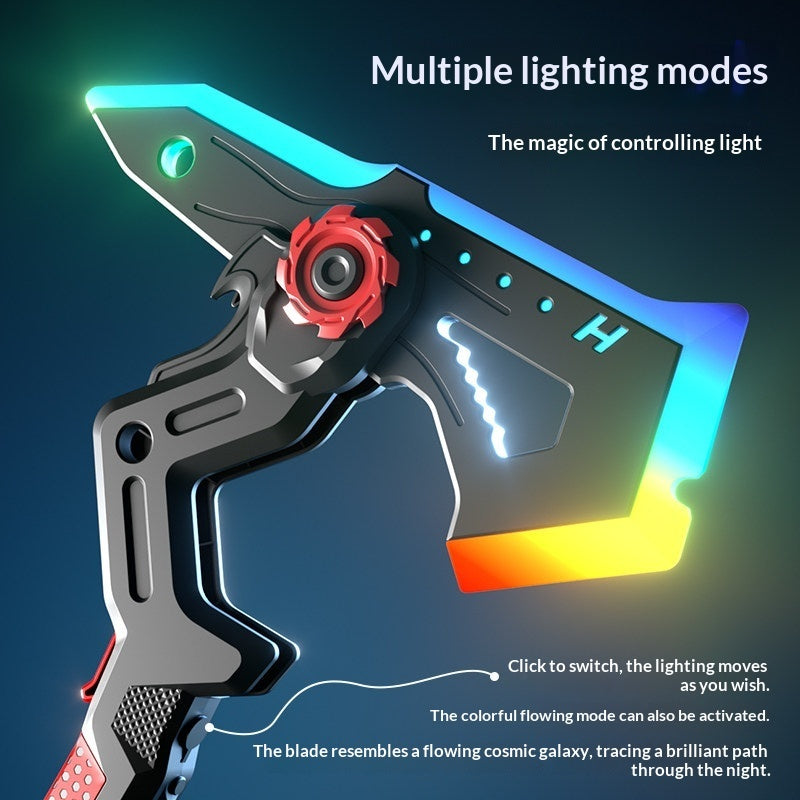 2-in-1 Spray Tomahawk Kids Laser Sword Toy