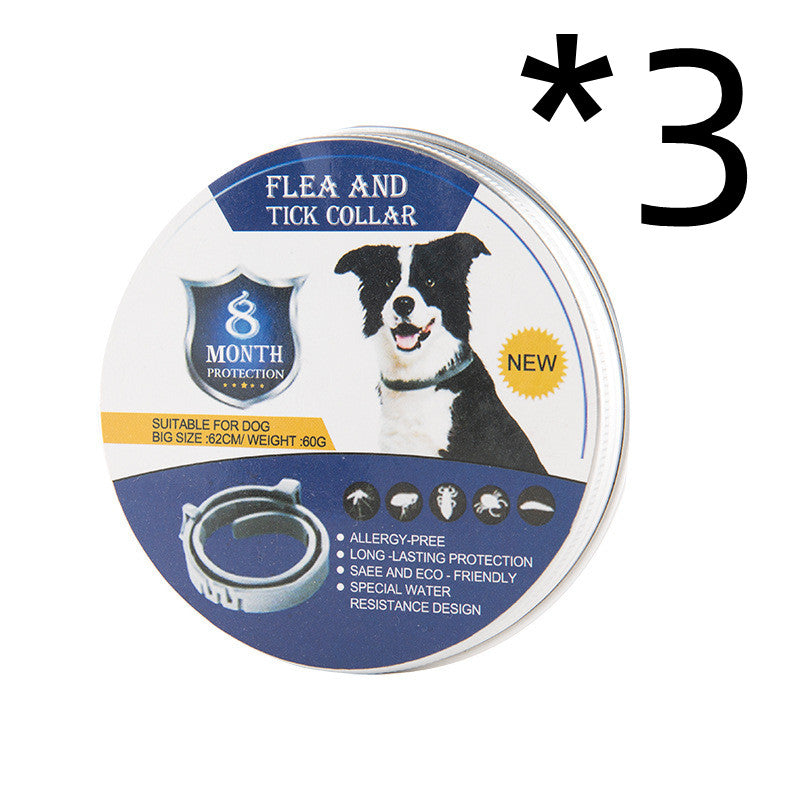 Collar antimosquitos para mascotas, ajustable, repelente de insectos para gatos y perros, suministros para mascotas