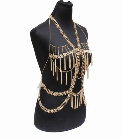 Collier de corps pendentif mot Bijoux tendance pour femmes