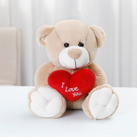 Bonito oso de peluche de dibujos animados con pajarita