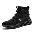 Chaussures de sécurité montantes Chaussures de protection pour la construction pour hommes Chaussures à bout en acier Bottes de randonnée respirantes Bottes de travail anti-perforation