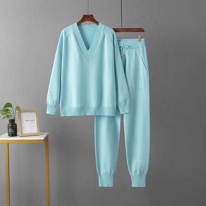 Conjunto de jersey de pico y pantalón