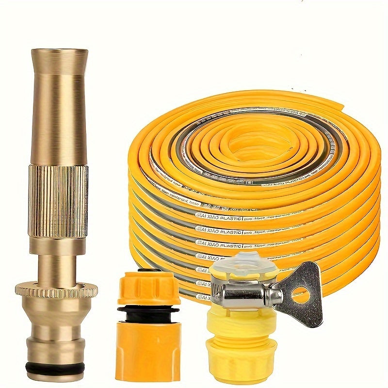 Expandable Zinc Alloy Garden Hose with Spray Gun-0