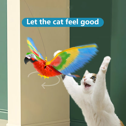 Simulación de Pájaros Juguetes Interactivos para Gatos Mascotas Colgantes Águila Voladora Juguetes para Gatos y Perros Accesorios y Suministros para Gatos Animales