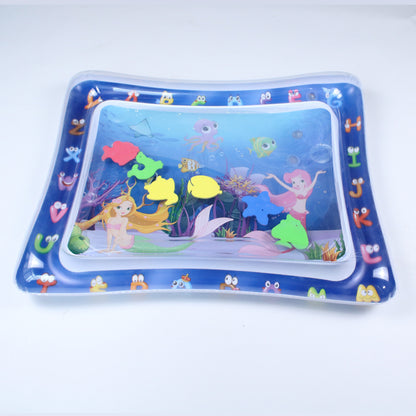 Tapis de jeu aquatique gonflable pour bébé Tortue de mer