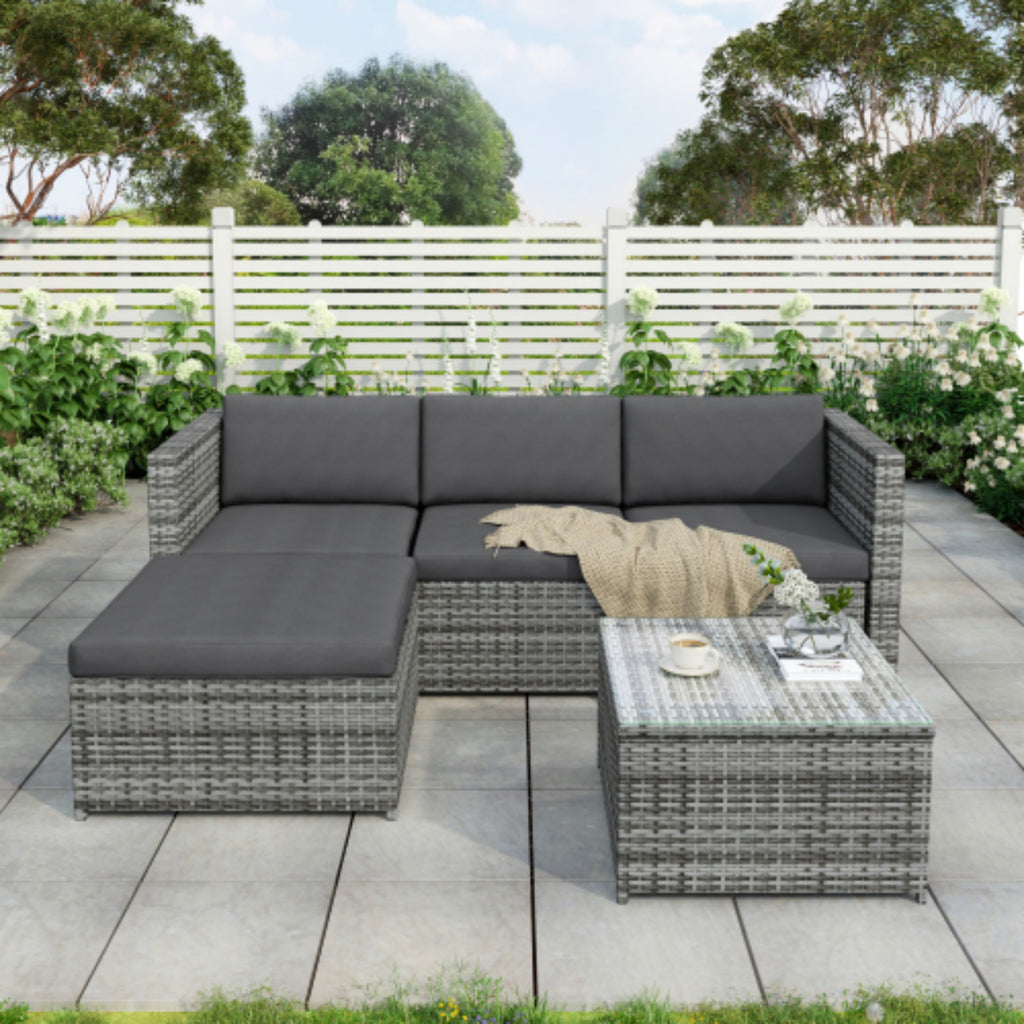 Garden Corner Sofa Rattan Garden Furniture Patio Set