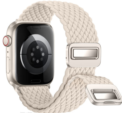 Bracelet tissé intégré à boucle magnétique