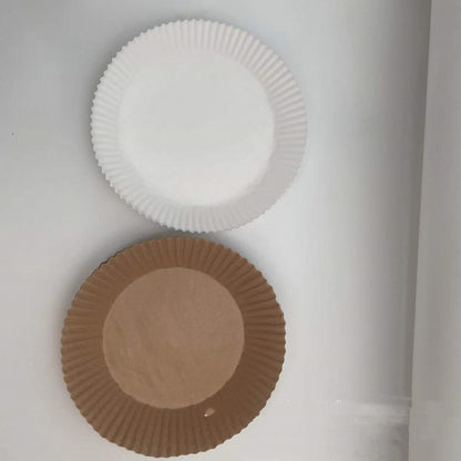 Freidora de aire, papel desechable para alimentos, forro de papel, freidora, cocinas, a prueba de aceite, plato de barbacoa, vaporizador, accesorios para hornear