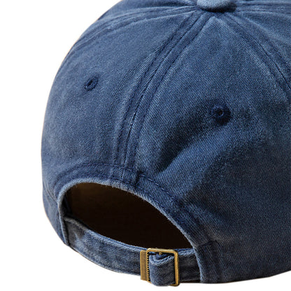 Casquette de baseball brodée de lettres anglaises à large bord «Simply Blessed»