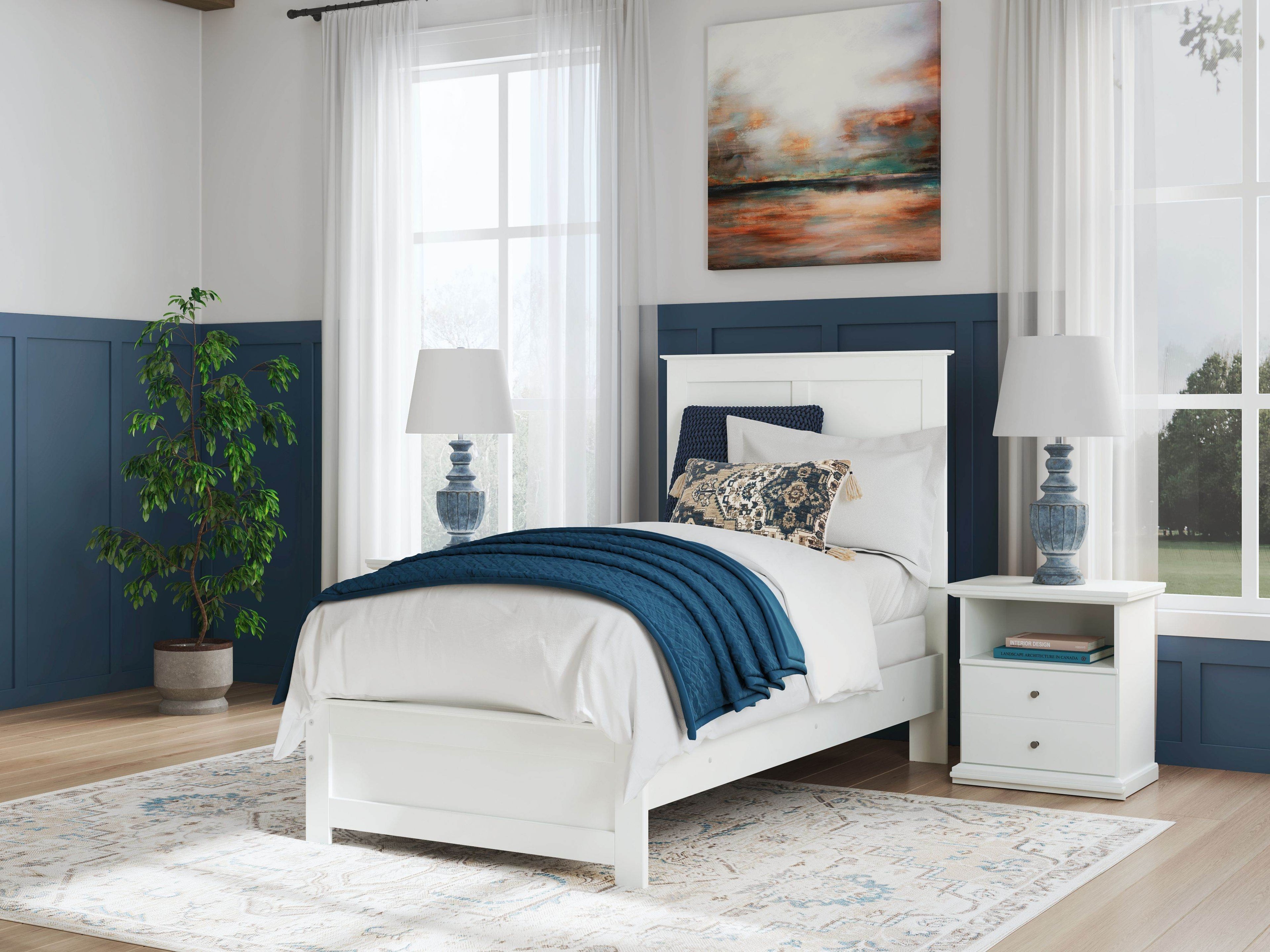 Bostwick Shoals - Panel Bed With Framed Footboard-2