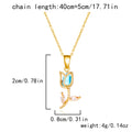 Collier Tulipe Élégant et Tendance pour Femme