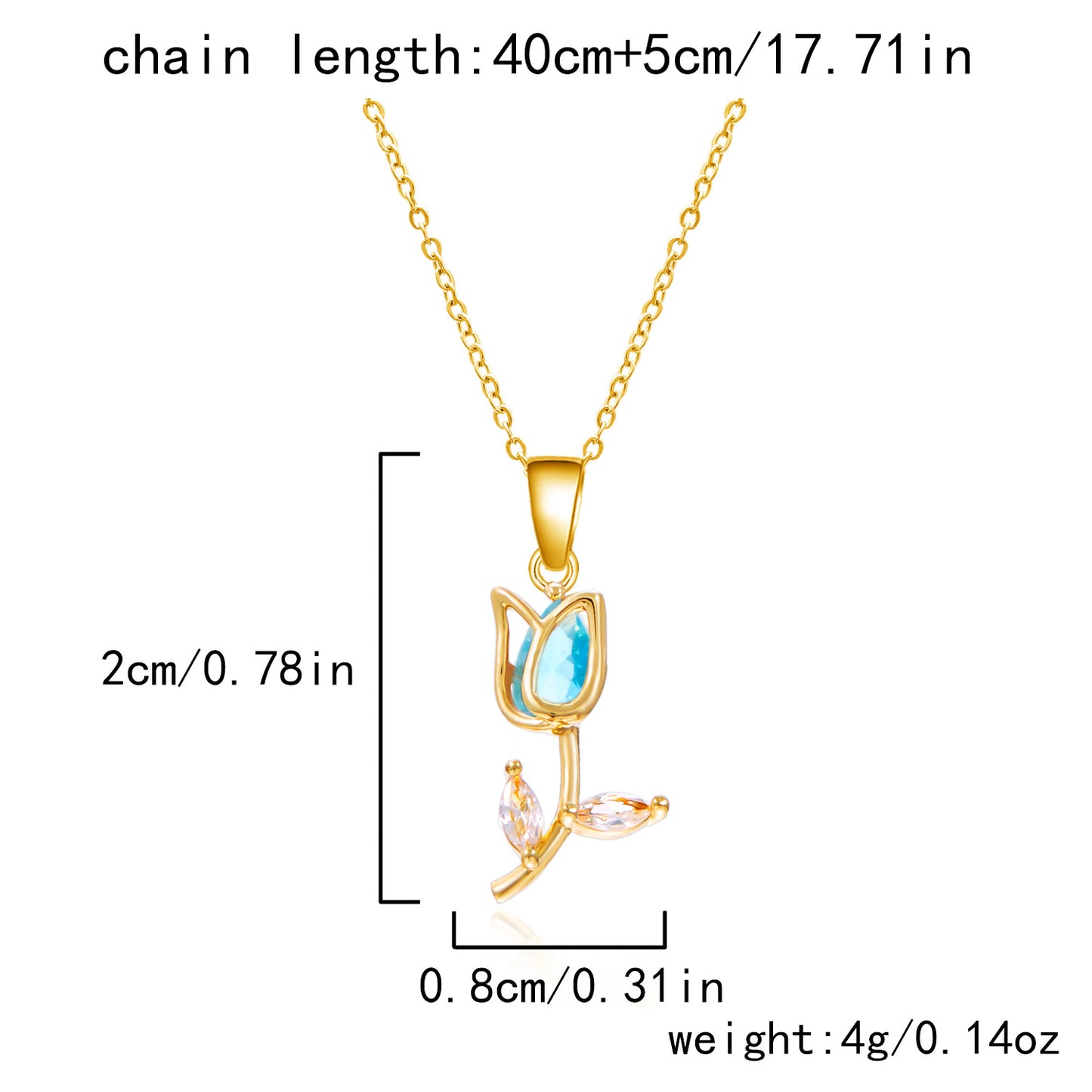 Collier Tulipe Élégant et Tendance pour Femme