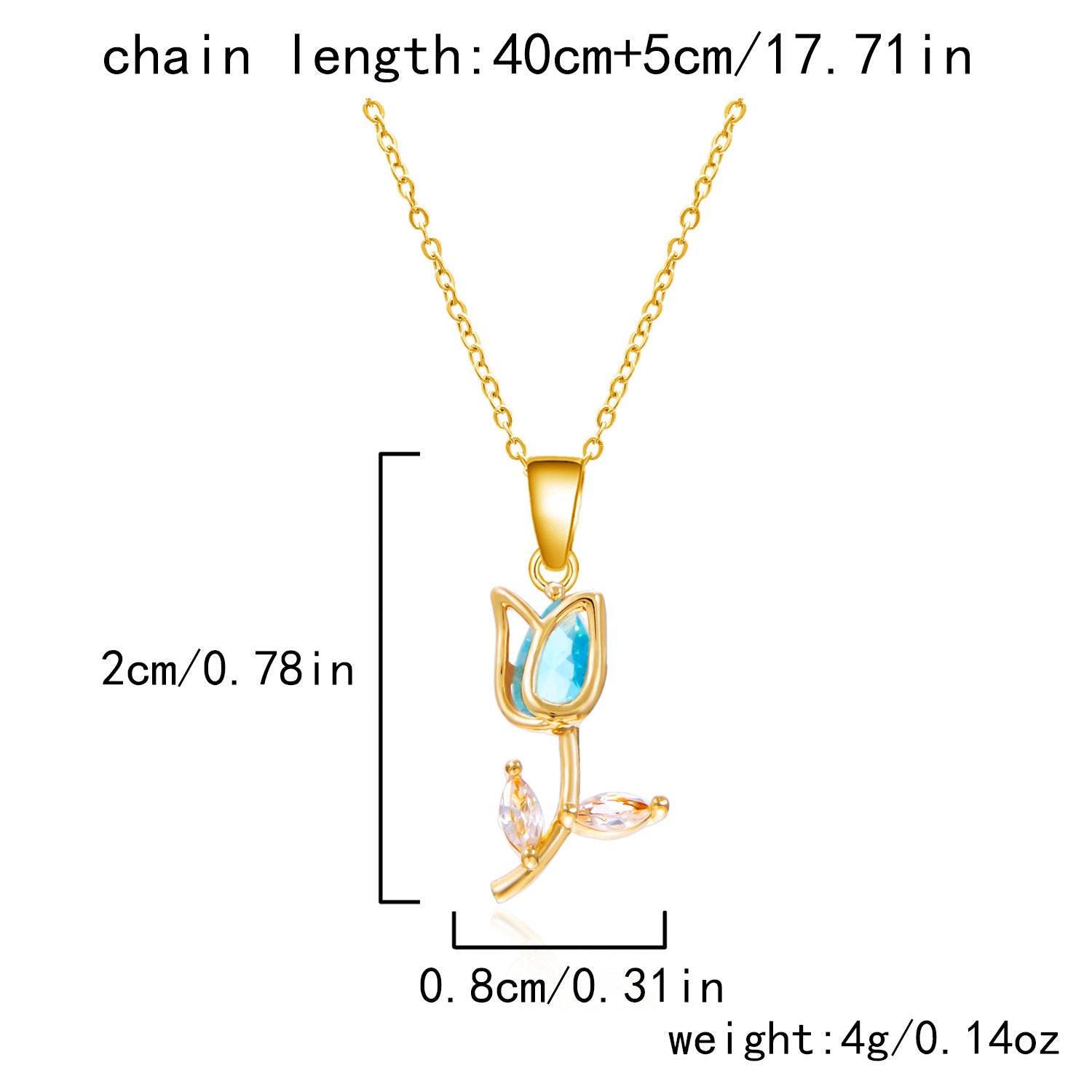 Collier Tulipe Élégant et Tendance pour Femme