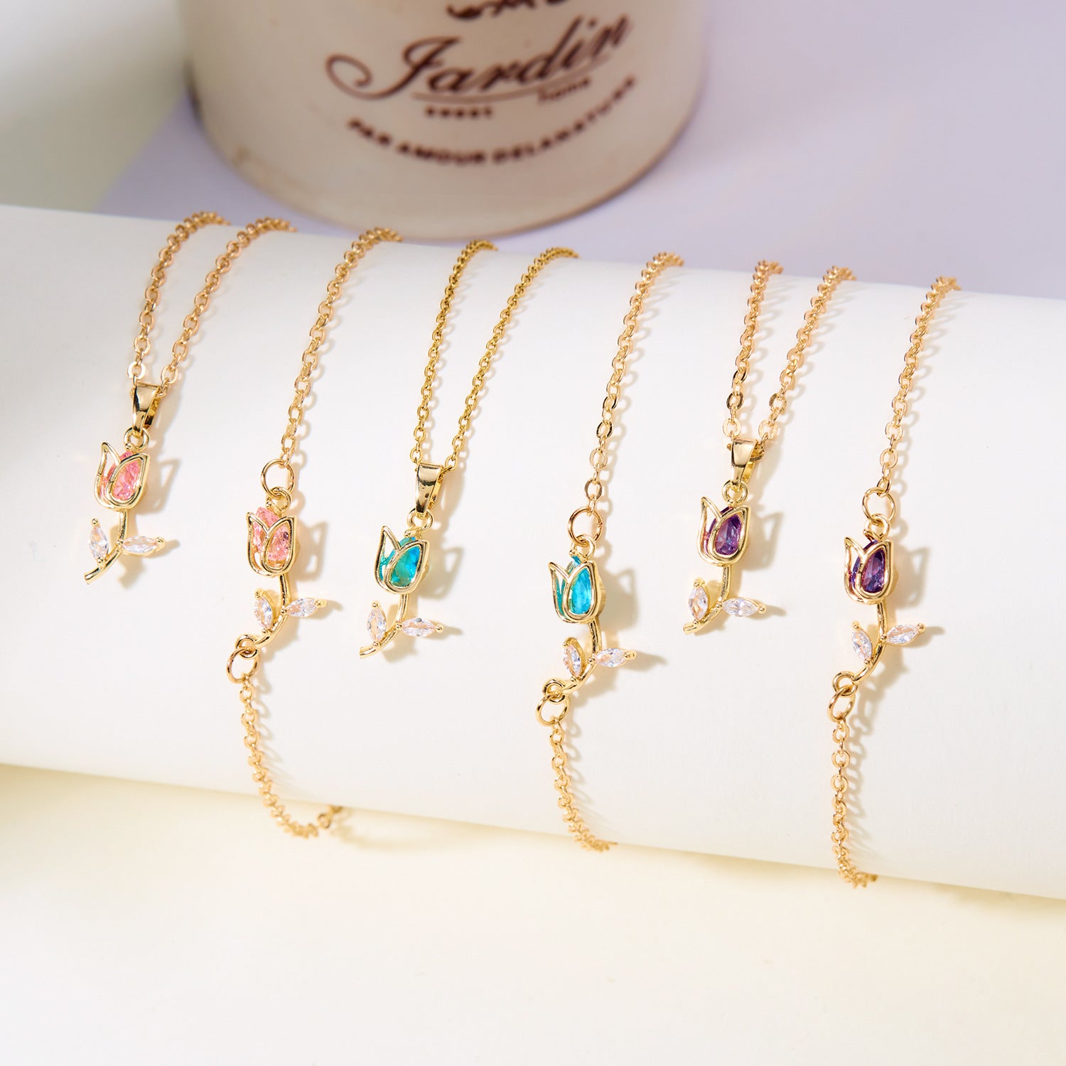 Collier Tulipe Élégant et Tendance pour Femme