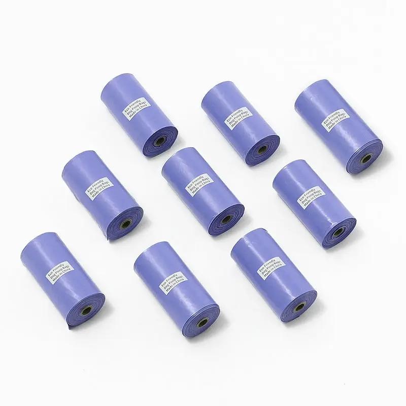 EPI degradable pet garbage bags, purple rolls, AdTec 10-pack