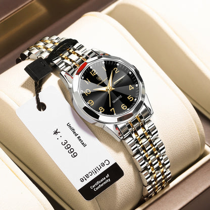 Women's Waterproof Double Calendar Watch