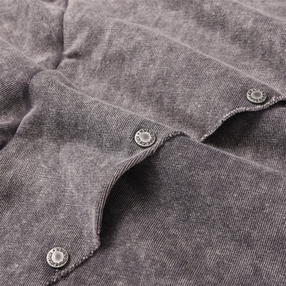 Washed and worn short sleeved T-shirt