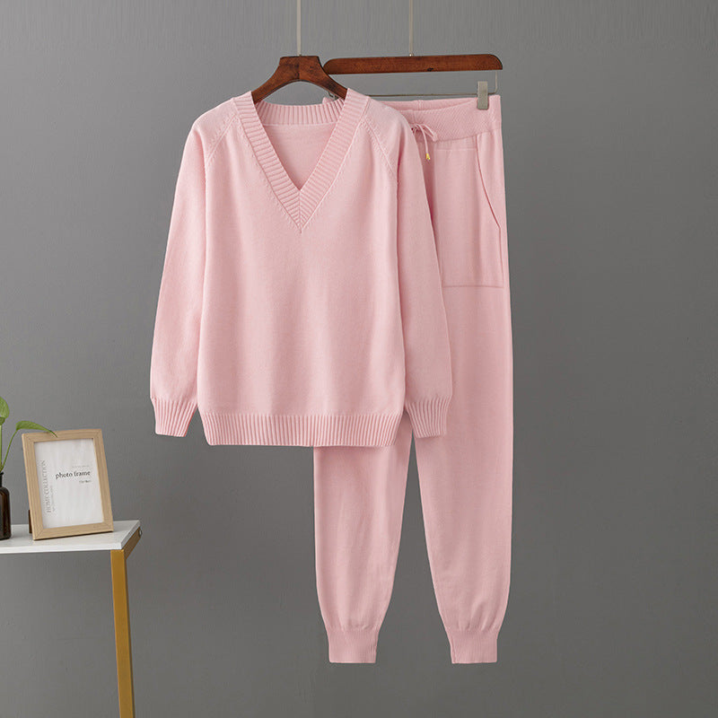 Conjunto de jersey de pico y pantalón