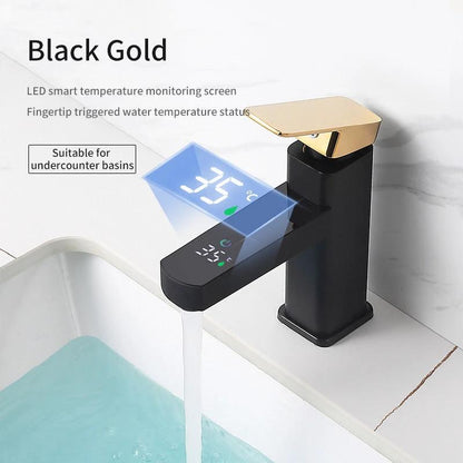 Digital Display Temperature Control Faucet Hot And Cold Water Faucet by eprolo
