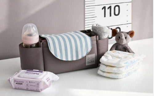 Sac organisateur de poussette multifonctionnel pour bébé, sac à couches de maternité, accessoires de poussette, porte-gobelet, sac de fauteuil roulant