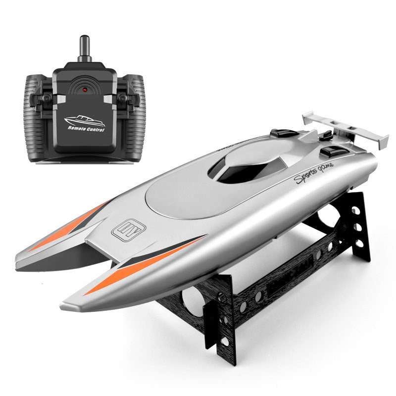 Bateau télécommandé électrique haute vitesse, bateau de course, batterie grande capacité 7.4V, 2 canaux 2.4G, bateaux télécommandés pour enfants