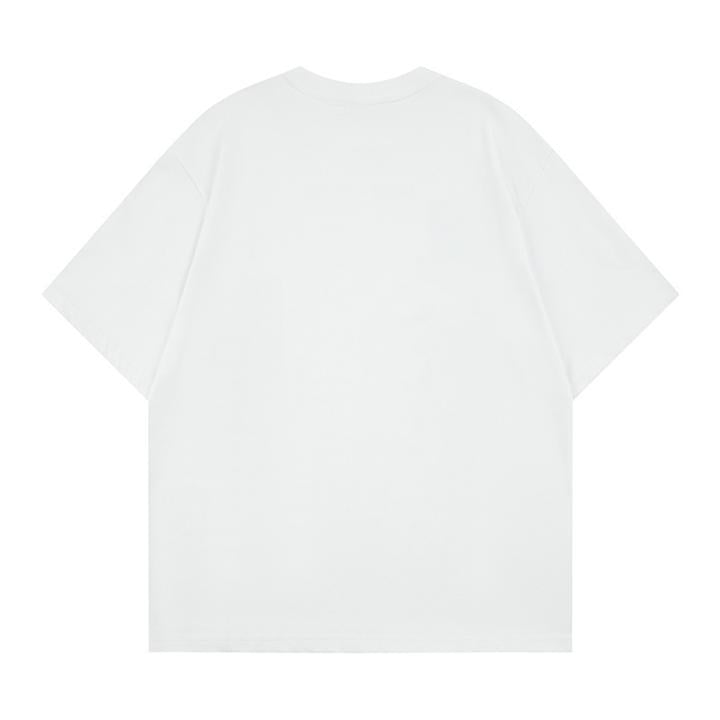Abstract graffiti loose short sleeved T-shirt