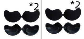 Sujetador Push Up Invisible Sujetador Sin Espalda Sin Tirantes Bralette Sin Costuras con Cierre Delantero Ropa Interior