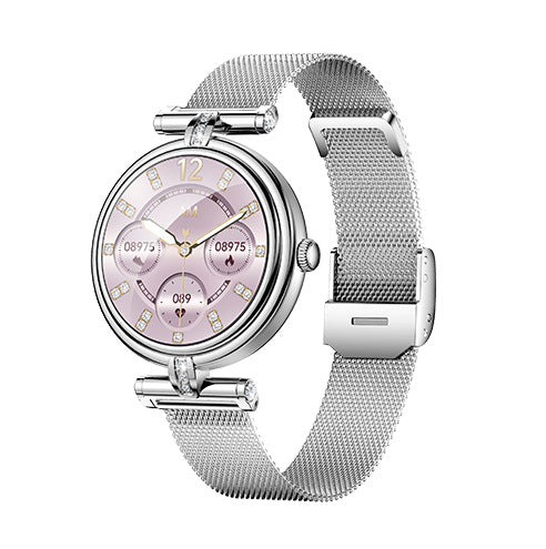 Montre connectée avec appels Bluetooth, cadran personnalisable, plusieurs modes sportifs, montre femme tendance