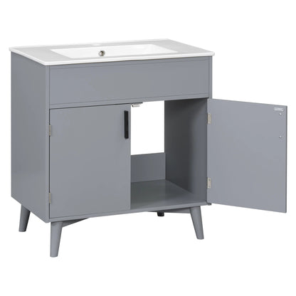 Bathroom vanity Set with Sink, Combo Cabinet, Bathroom Storage Cabinet by eprolo