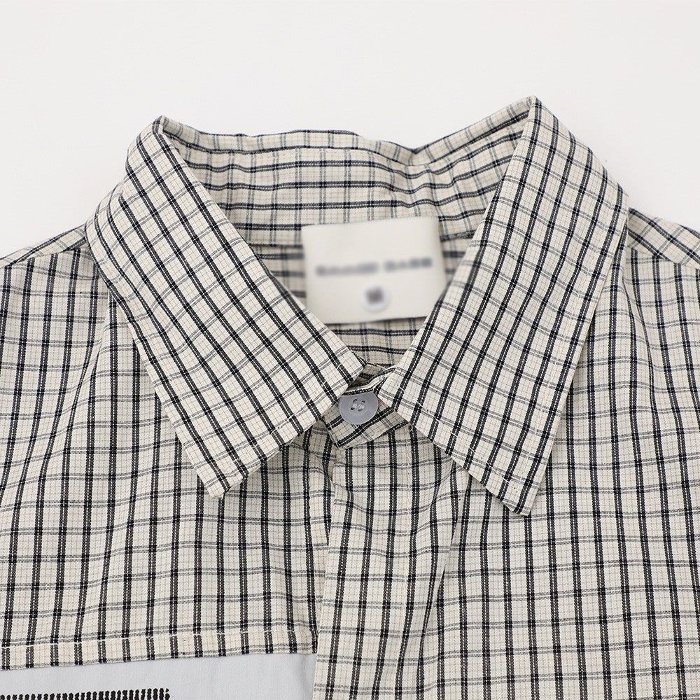 Portrait printed short sleeved shirt