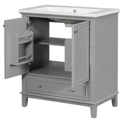 30inchgrey Bathroom Vanity with Sink by eprolo
