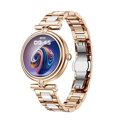 Montre connectée avec appels Bluetooth, cadran personnalisable, plusieurs modes sportifs, montre femme tendance