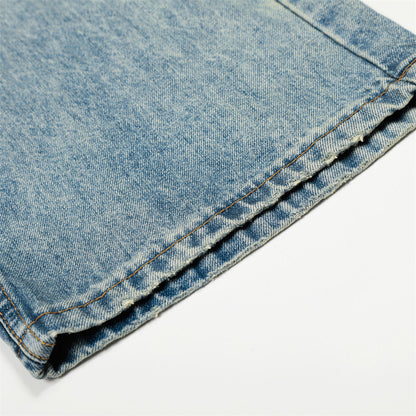 Polish White Washed Denim Pants