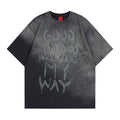 Make old spray painted letter short sleeves