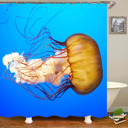 sea worldl Style Pattern Bathroom Shower Curtain by eprolo